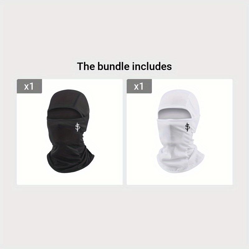 UV-Blocking Dollar Sign Balaclava Ski Mask - Full-Face Coverage for Extreme Winter Sports - Secure & Stylish Protection