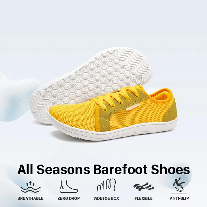 HOBIBEAR Wide-Toe-Box Barefoot Shoes for Mens Womens Minimalist Breathable Trail Running Walking Shoes