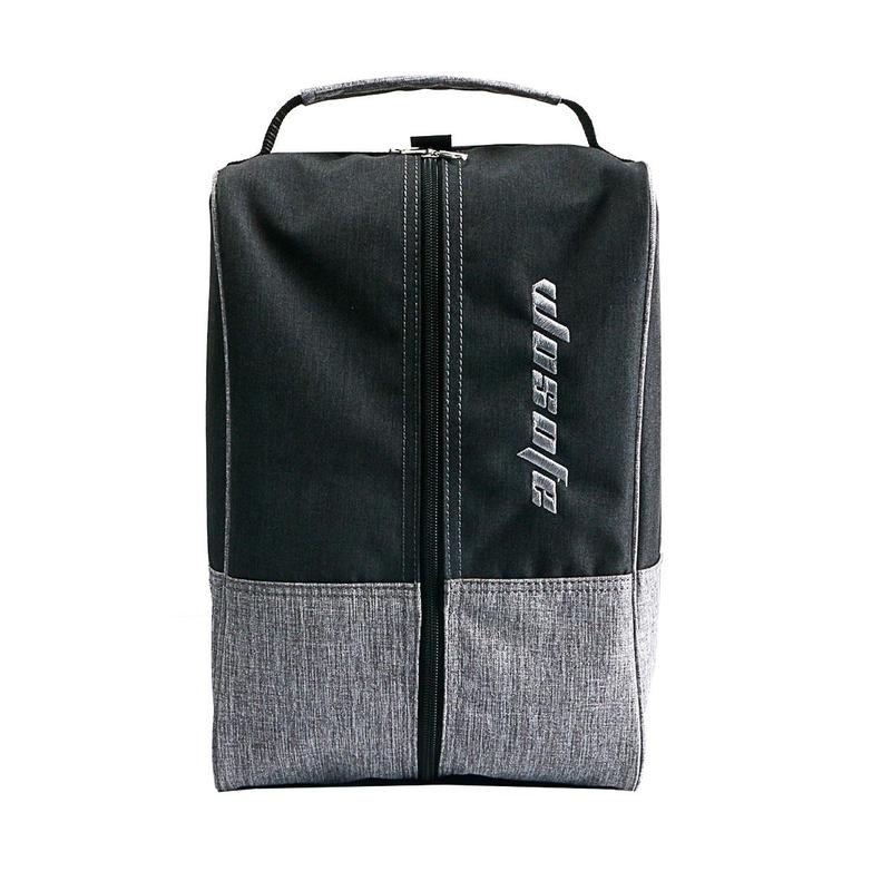 Golf Shoe Bag, 1 Count Zippered Sport Shoe Carrier Bag, Golf Shoe Carry Bag with Handle for Storing Socks Tees Shoes Golf Balls, Golf Accessories