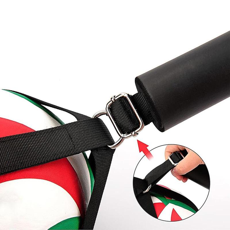 Volleyball Training Equipment, Volleyball Solo Serve Trainer with Adjustable Belt, Wear Resistant Indoor Outdoor Train Supplies