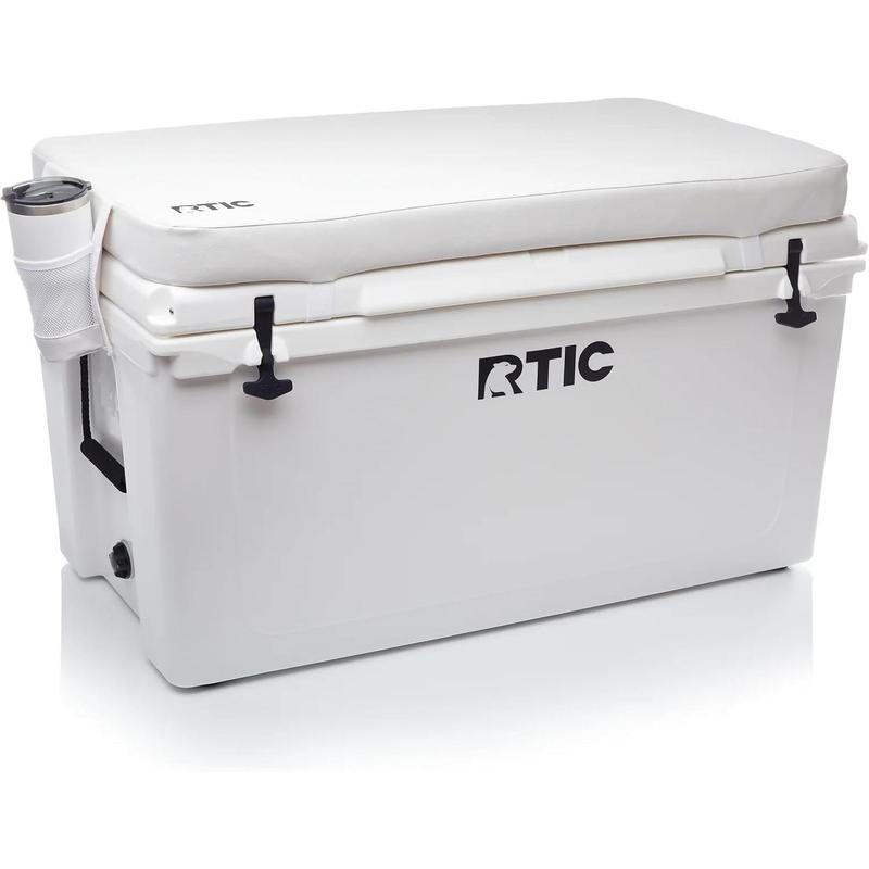 RTIC Ultra-Tough Cooler Seat Cushion, Great for Family Travels, Boating Or Hunting, Easy Clean Vinyl, Buckle Fastening and Anti Slip