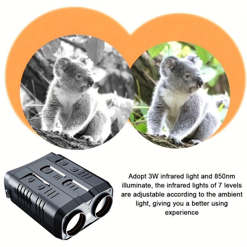 5X Digital Zoom Night Vision Binoculars - Stunning 1080p High-Definition Resolution, Advanced 7-Level Infrared Illumination, Impressive 300M Full Dark Viewing Distance - Perfect for Thrilling Hunting, Camping, and Outdoor Adventures (Battery Sold Separate