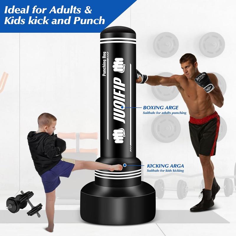 Heavy Punching Bag with Stand Adults Teens, 70