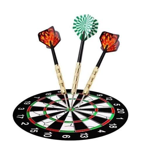 5 Sets (15Pcs) Steel Tip Professional Darts Set Darts Slim Barrel Dart Flights