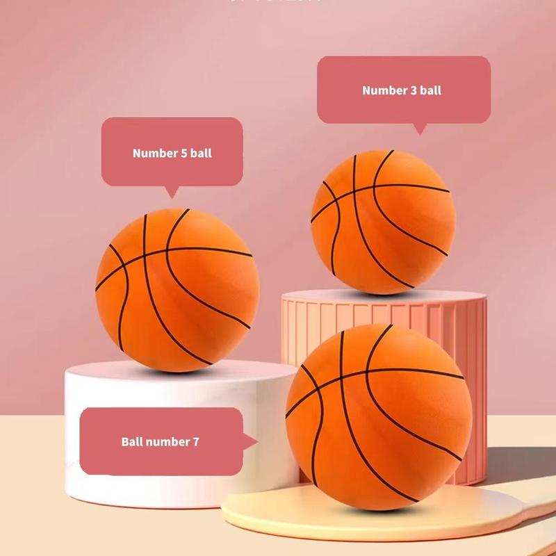 Portable Basketball, 1 Count Sponge Durable Basketball, Indoor Outdoor Sports Game Ball