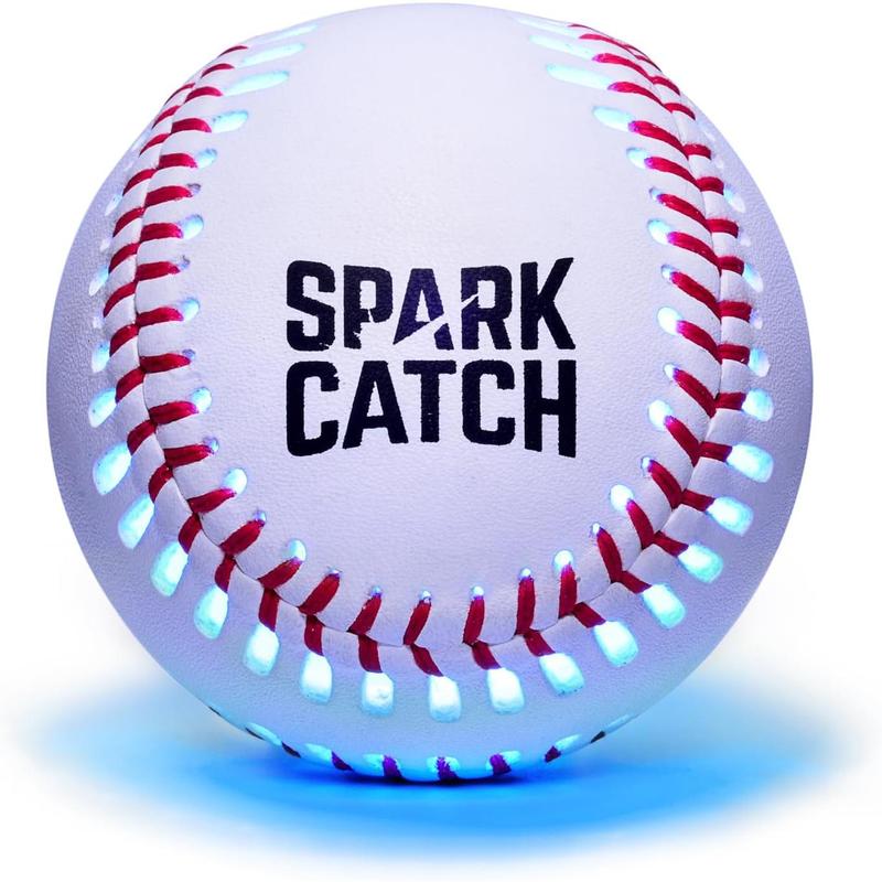 SPARK CATCH Light Up Baseball, Glow in The Dark Baseball, Sports Gear Accessories Gifts for Boys 8 9 10 11 12 13 14 15 Years Old, Kids Teens All Ages Gift Ideas