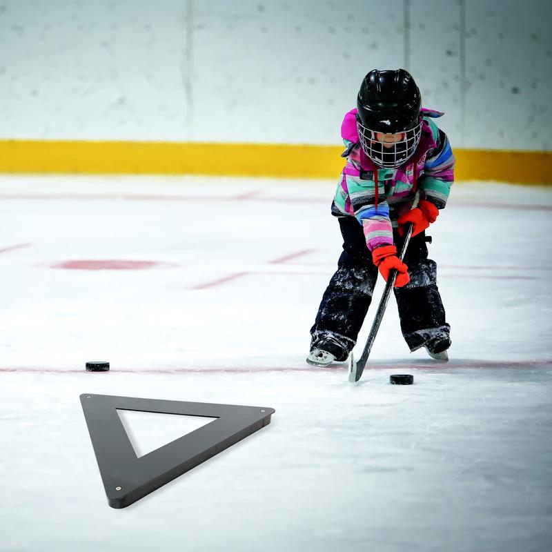 Swing Sports Hockey Passer Rebounder - Triangle Passer Hockey Training Aids