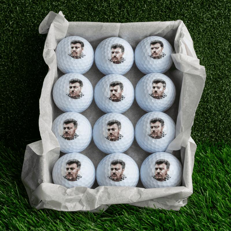 Custom Photo Golf Balls, Sleeve of 3 or One Dozen